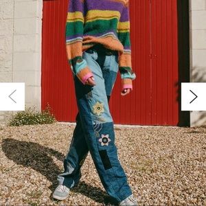 🎉🎊Host Pick🎊🎉 NWT UO BDG high waisted baggy patched jean